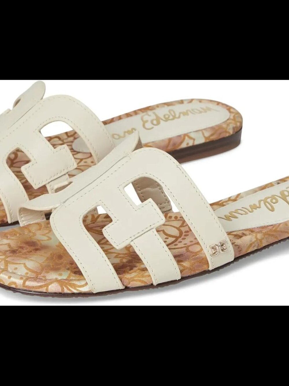 NEW IN BOX SAM EDELMAN BAY IVORY OFF WHITE SANDAL SHOE 6.5 & 10 PERFECT!